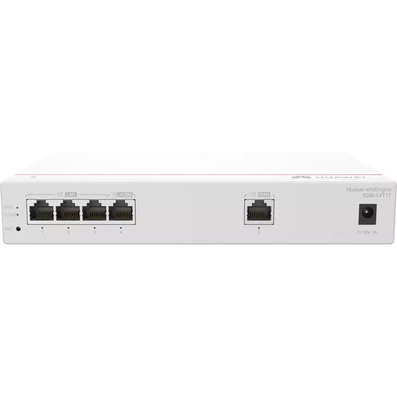 HUAWEI eKit S380-L4T1T router multiservizio, 1x GE WAN, 4x GE LAN