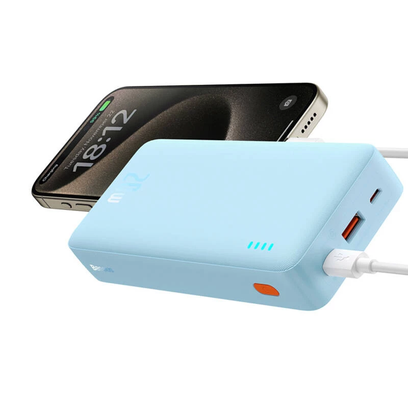 Baseus Airpow Polimero di litio (LiPo) 20000 mAh Blu