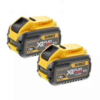 Batteria DeWalt DCB547 18V/54V 9,0Ah e 3,0Ah, 2 pezzi