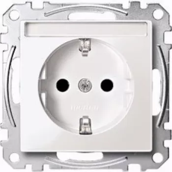 Presa CEE 7/3 Merten MEG2302-0325 250V 16A bianco