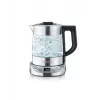 Bollitore elettrico SEVERIN 1 L 2200 W vetro e acciaio inox, 5 impostazioni di temperatura, display LED
