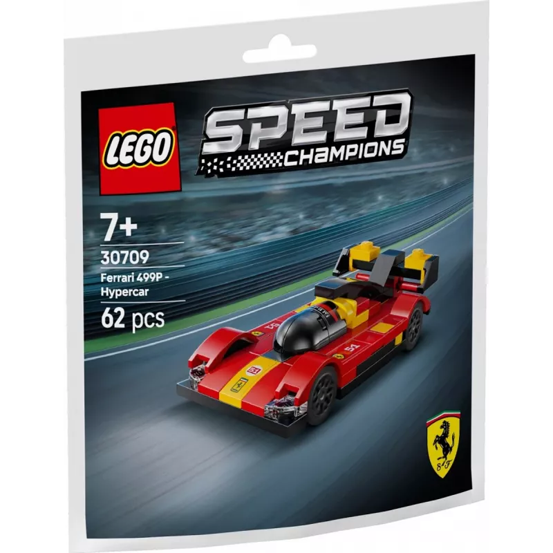 Giocattolo da costruzione LEGO Speed Champions Ferrari 499P supersportiva polybag 30709