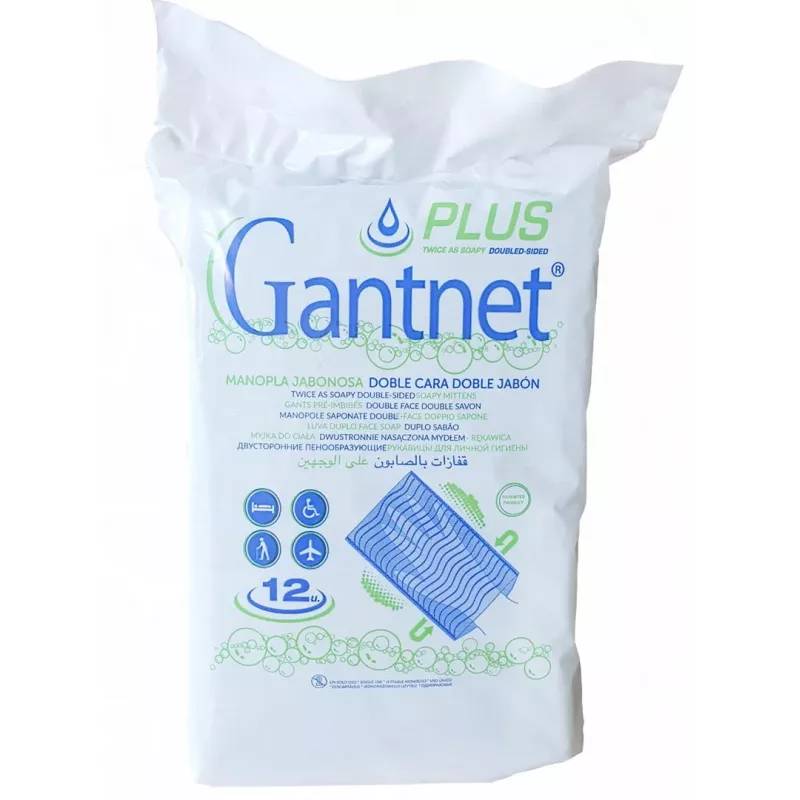 Guanto lavante con gel detergente