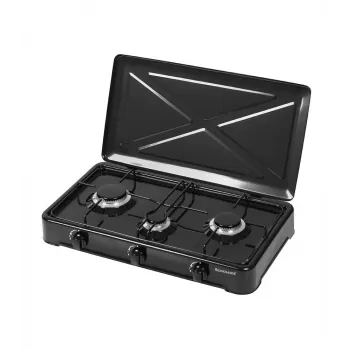 Piano cottura a gas Ravanson K-03TB, 3 zone, manopole