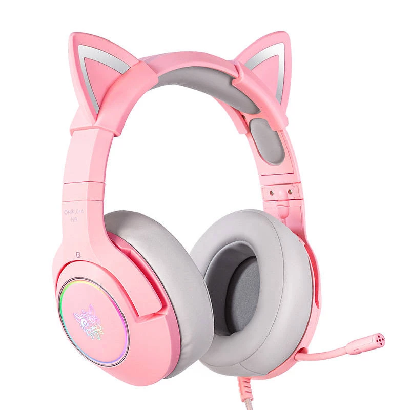 Cuffie Onikuma K9 rosa RGB gaming