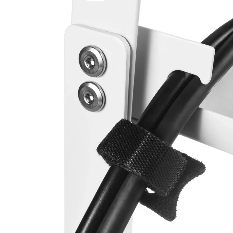 Organizer per cavi Maclean sotto la scrivania, carico max. 5 kg, max. 728 mm, bianco, MC-103 W