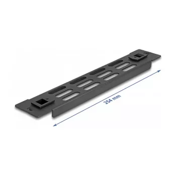 Copertura cieca ventilata DeLOCK pannello per armadio di rete 10 pollici 1U nero