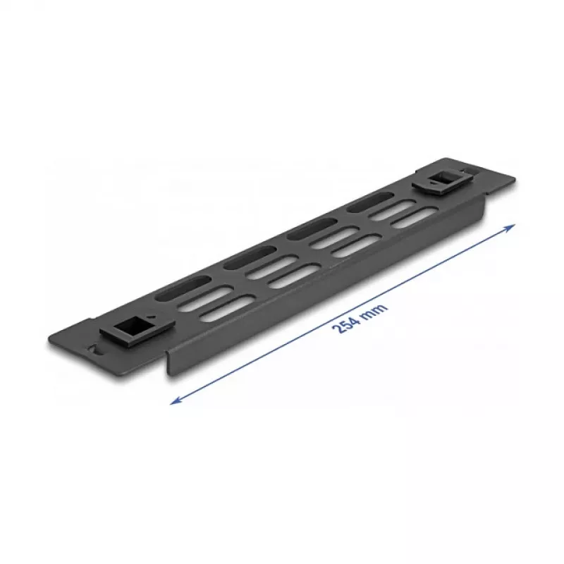 Copertura cieca ventilata DeLOCK pannello per armadio di rete 10 pollici 1U nero