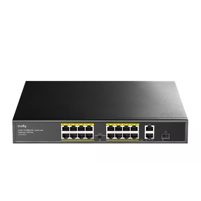 Cudy FS1018PS1 switch di rete 18 porte Fast Ethernet PoE