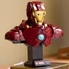 LEGO set di costruzione Marvel Super Heroes Iron Man MK4 modello 3D, 436 pezzi, include 1 minifigure, per 18+