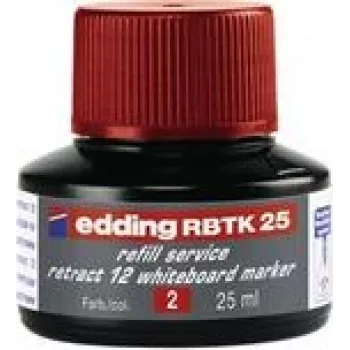 Inchiostro di ricarica per marker Edding RBTK 25 — inchiostro rosso, 25 ml