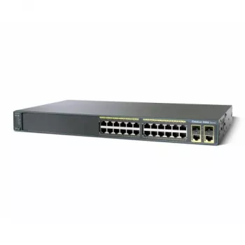 Switch Managed L2 Fast Ethernet PoE Cisco C2960-24LC-S — 24x 10/100 RJ‑45, PoE, 1U, ricondizionato