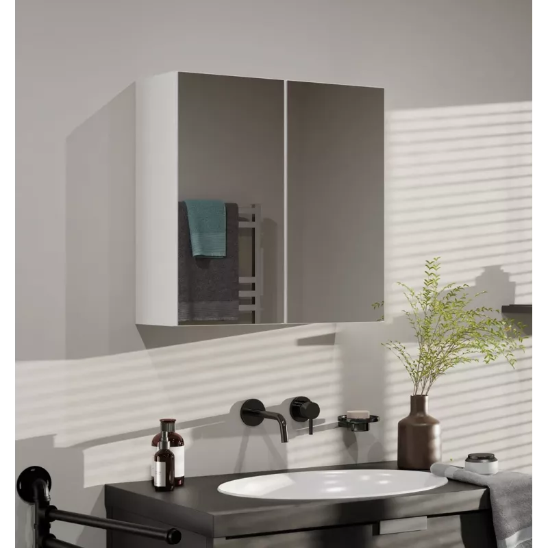 Mobile bagno Topeshop POLA 2DL BIEL bianco