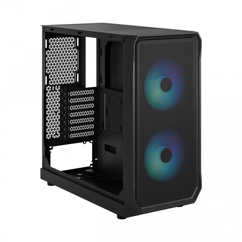 Fractal Design Focus 2 RGB Tempered Glass Case per PC Mid Tower ATX - nero