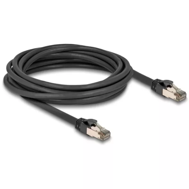 Cavo di rete DeLOCK RJ45 Cat.6A 5m nero