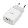 Caricabatterie iBOX C-41 USB 2A, 1 porta USB, cavo microUSB, bianco