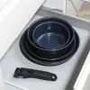 Set pentole Russell Hobbs RH03319EU7, 5 pezzi, padelle antiaderenti, lavabili in lavastoviglie