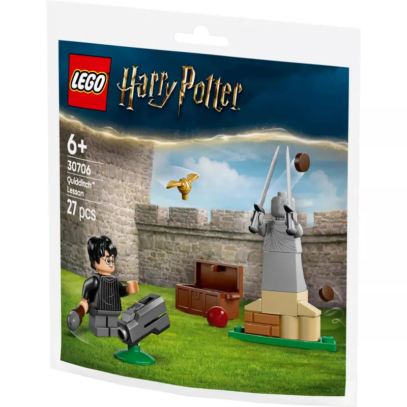 LEGO Harry Potter Set 30706 Lezione di Quidditch con minifigure di Harry e Draco