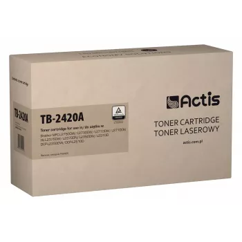 Cartuccia toner ACTIS TB-2420A compatibile con Brother, nero, 3000 pagine, confezione singola