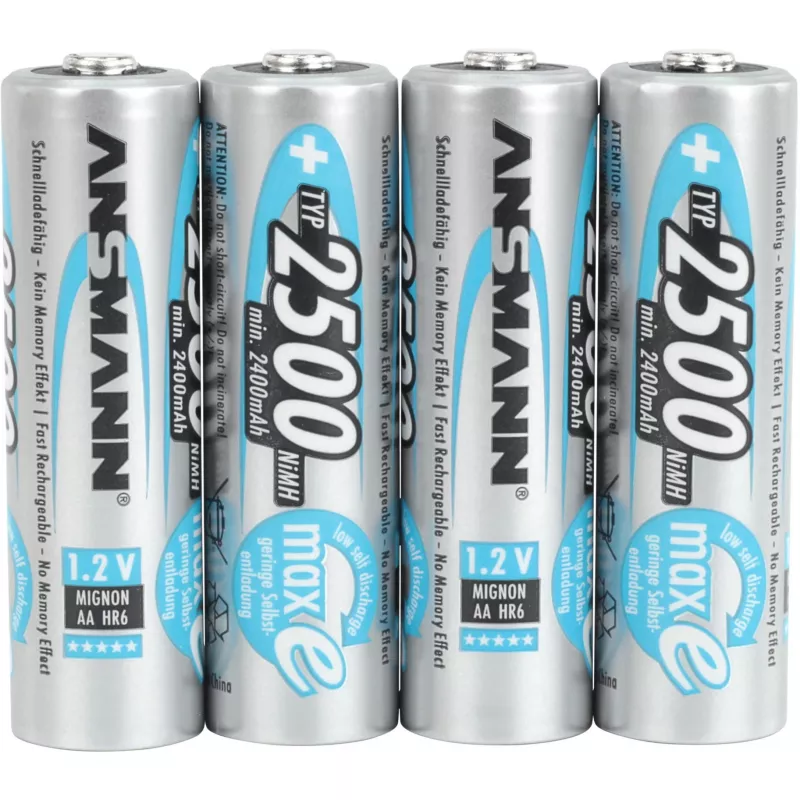 Batteria AA Ansmann 2500mAh maxE plus nickel-metallo idruro NiMH