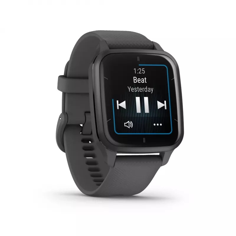 Smartwatch GARMIN Venu Sq 2 — 1,4 inch AMOLED, case 40 mm, ardesia, GPS, SpO2, NFC