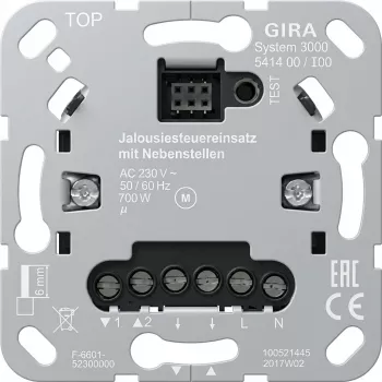 GIRA 541400 S3000 inserto comando tapparella + ingresso ausiliario (541400)
