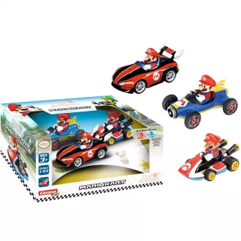 Set veicoli Mario Kart confezione da 3 Pull&Speed