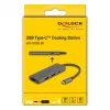DeLOCK docking station USB Type-C 8K HDMI USB PD 3.0 100 W