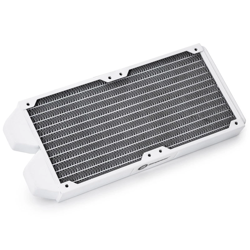 Radiatore BitsPower Tarasque II 240S — rame, 240 mm, 120×273,5×24,5 mm, bianco