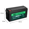Batteria AGM Green Cell AGM12V150AH-J 12V 150Ah piombo-acido sigillata