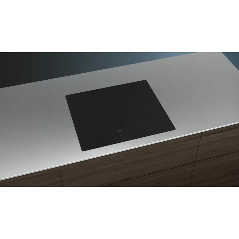 Siemens iQ100 ET61RBEA1E piano cottura nero da incasso 60 cm 4 zone