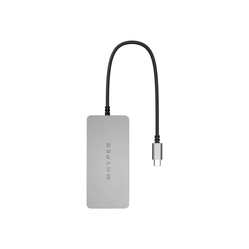 HYPER HDMB2 Hub interfaccia USB 3.2 Gen 1 (3.1 Gen 1) Type-C 5000 Mbit/s acciaio inossidabile