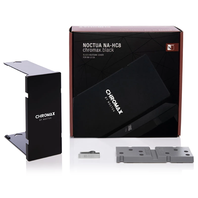 Noctua NA-HC8 chromax.Nero copri dissipatore