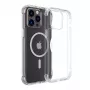 Custodia magnetica trasparente protettiva Joyroom JR-14H7 per iPhone 14 Plus, fissaggio magnetico, case trasparente