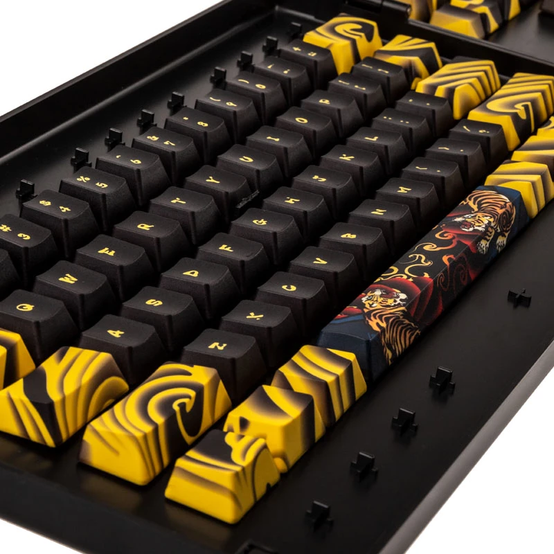 Ducky Traitors TIGER SKETCH Limited set keycap PBT layout US