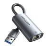 Adattatore USB su Gigabit Ethernet Vention CEZ – host USB cablato, 1000 Mbit/s, grigio