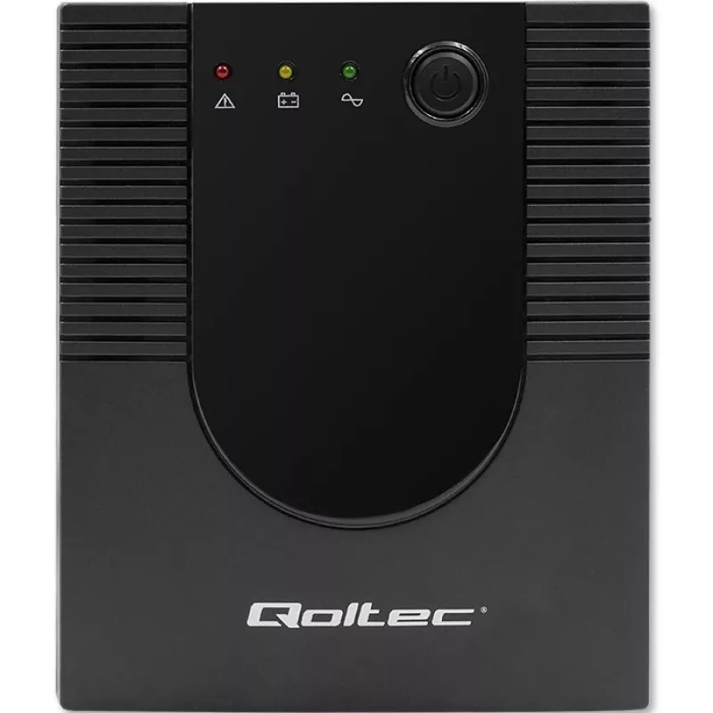 Qoltec Monolith 53775 gruppo di continuità UPS Line-Interactive, 1200 VA (1,2 kVA) / 720 W, AVR, 4 prese AC, nero