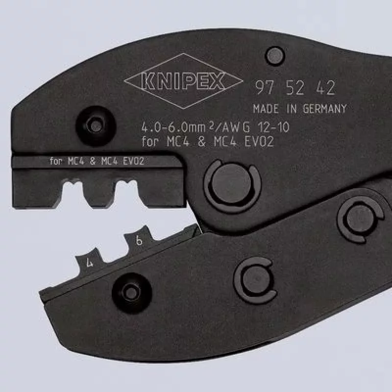 Pinza crimpatrice KNIPEX PreciForce per MC4 / EVO2
