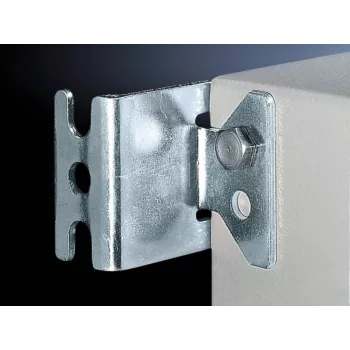 Staffa di montaggio Rittal SZ 2433.000, acciaio, argento, confezione da 4