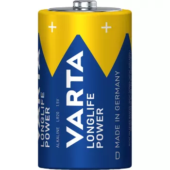 Batteria Varta LONGLIFE Power D — confezione da 2