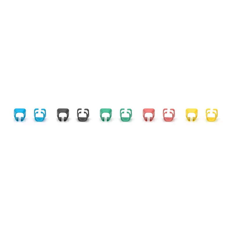 Clip di codifica colori Digitus A-CC-M colori vari PVC 100 pezzi