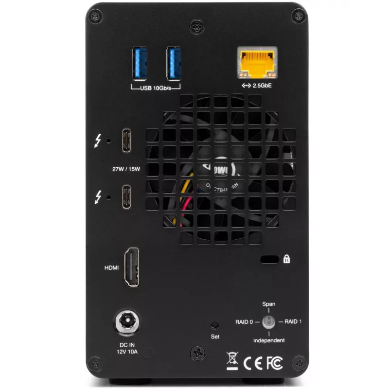 Case di archiviazione e docking RAID hardware OWC Gemini a doppia unità TB3 - Thunderbolt 3 - Thunderbolt