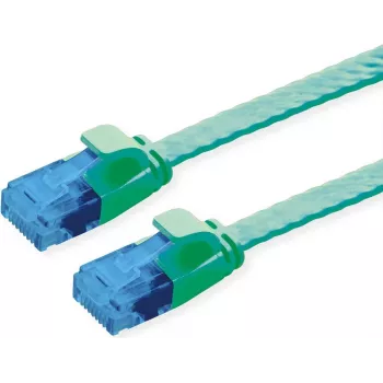 Cavo patch VALUE Cat.6A (Classe EA) UTP, extra piatto, verde, 5 m (21.99.2045)