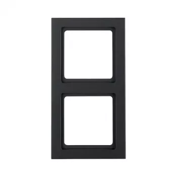 Placca per presa, berker 10126096 — antracite duroplast, larghezza 151,5 mm, confezione da 10
