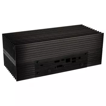 Akasa Turing A50 MKII - Ultra Small Form Factor (USFF) - PC - nero - alluminio - home office - Kensington