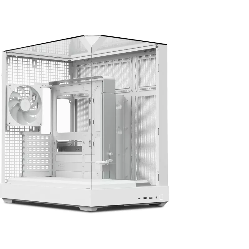 Case per PC APNX V2 — bianco, pannelli in vetro temperato x3