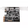SilverStone ECU05 - adattatore USB - PCIe 2.0 x2 low profile - USB 3.1 Type-C x 1 + USB3.0 x 2 + USB3.0 (interno) x 2 (SST-ECU05)
