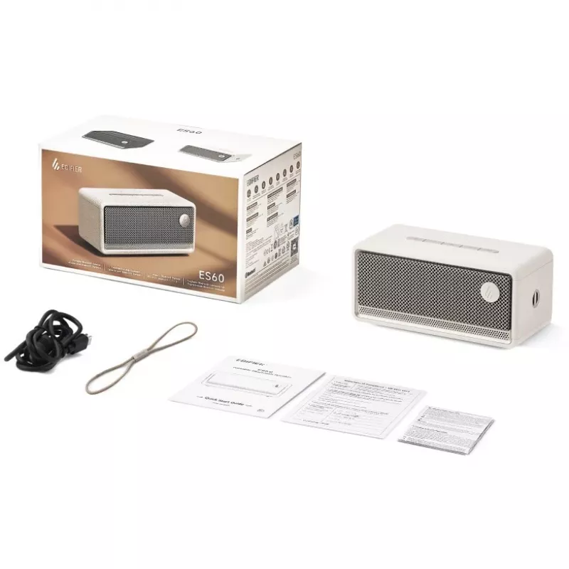 Diffusore stereo portatile Edifier ES60 bianco