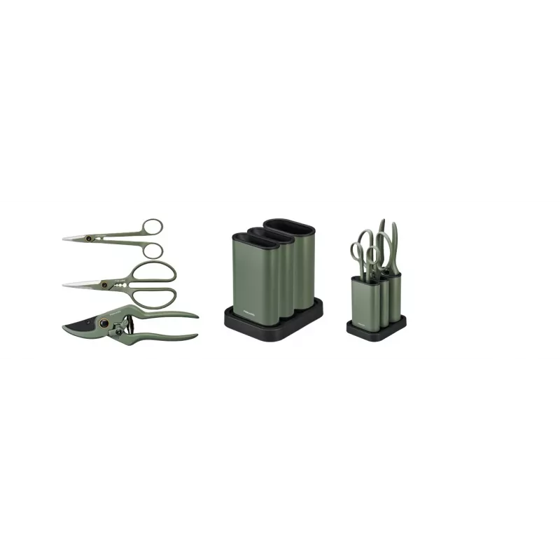 Fiskars set per la cura delle piante 3 pezzi 1075317 — paletta, paletta per piante e coltivatore per piante in vaso e da giardino