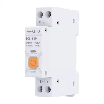 Interruttore intelligente Avatto ZigBee ZWCB16 – relè inline wireless per controllo remoto e automazione